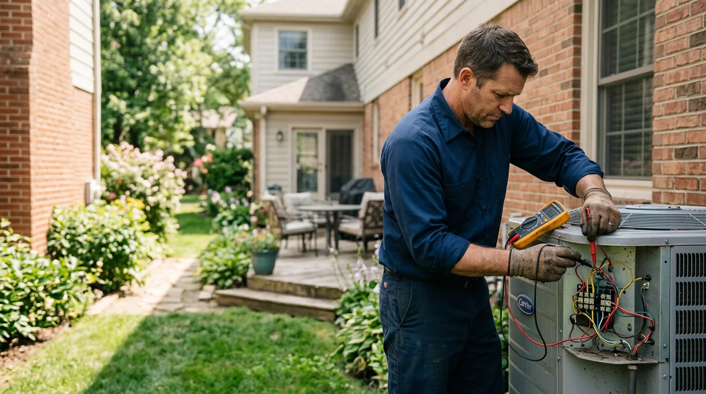 HVAC technician working near Wausau, FL